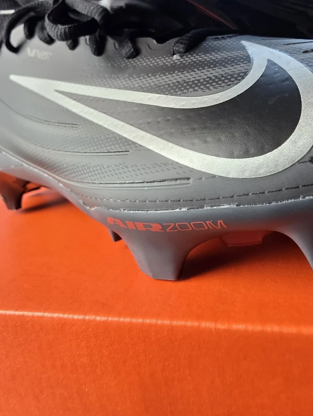 Nike Air Zoom Vapor Pro 1 'Black Dark Grey' Football Cleats Men Size 10